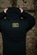 Lade das Bild in den Galerie-Viewer, Black &amp; Yellow HOODIE 0800
